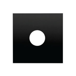 Juodi išoriniai plokštelių vokai | 12"