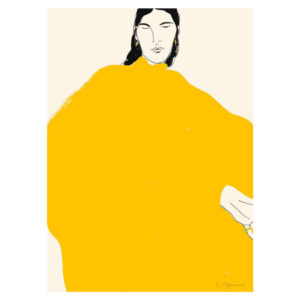 Yellow Dress | 30x40 cm