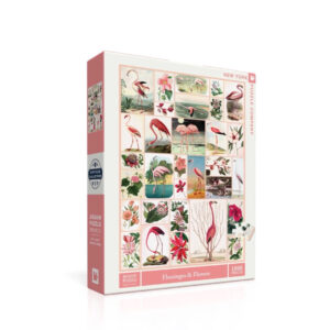 Dėlionė | FLAMINGOS AND FLOWERS