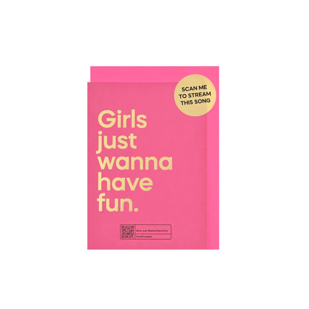 Atvirukas | Girls just wanna have fun | Cindy Lauper