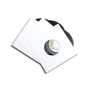 Balti išoriniai plokštelių vokai | 7"