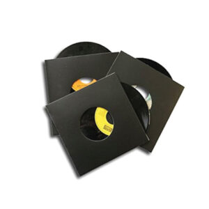 Juodi išoriniai plokštelių vokai | 7"